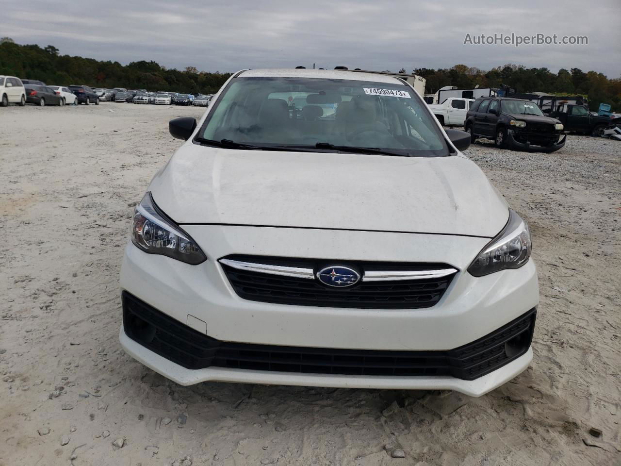 2021 Subaru Impreza  White vin: 4S3GTAB61M3706847