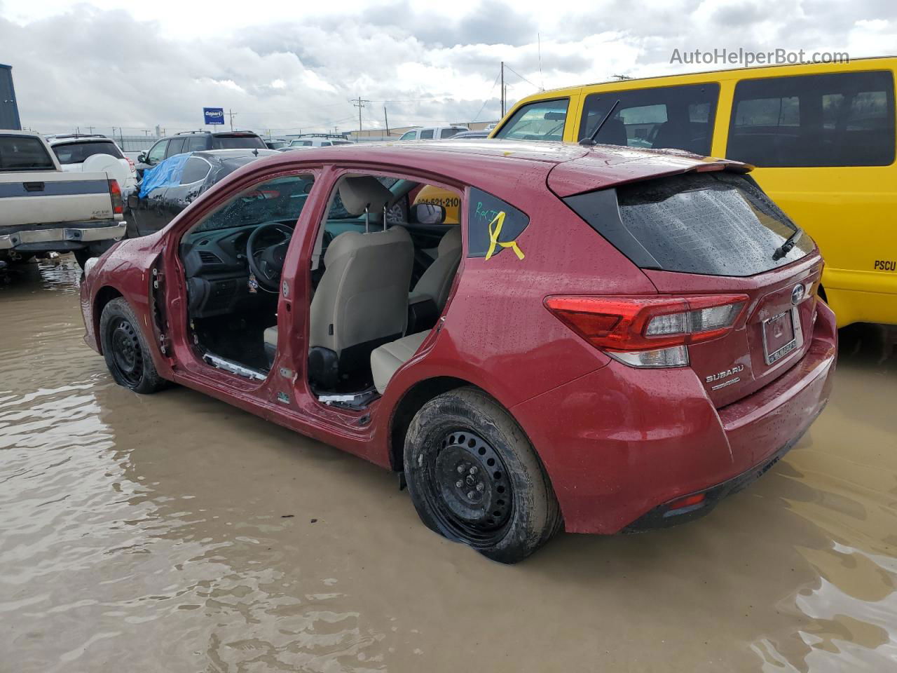 2021 Subaru Impreza  Burgundy vin: 4S3GTAB61M3714771