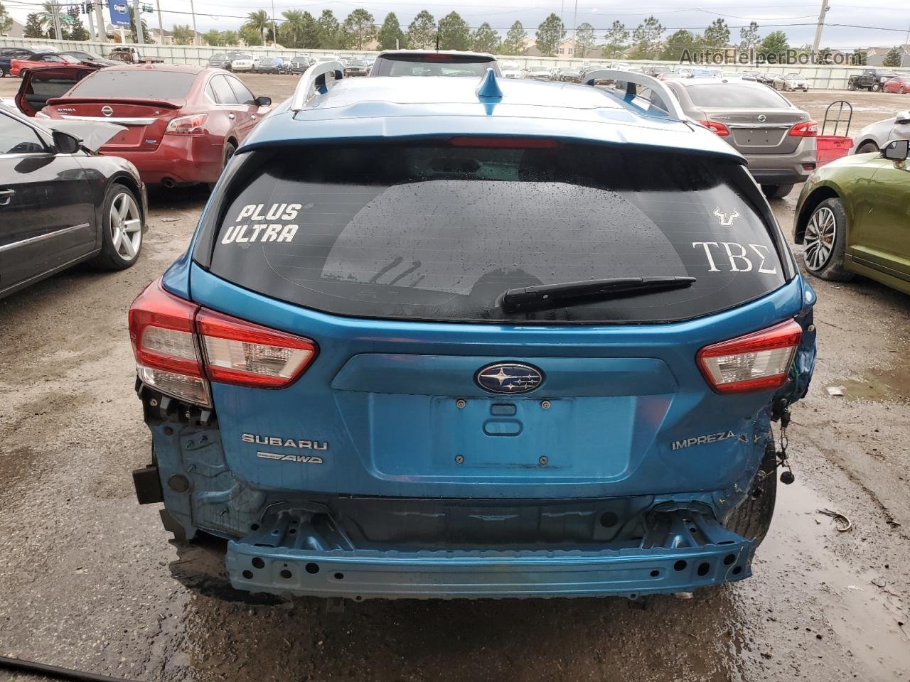 2018 Subaru Impreza Premium Синий vin: 4S3GTAB62J3700938