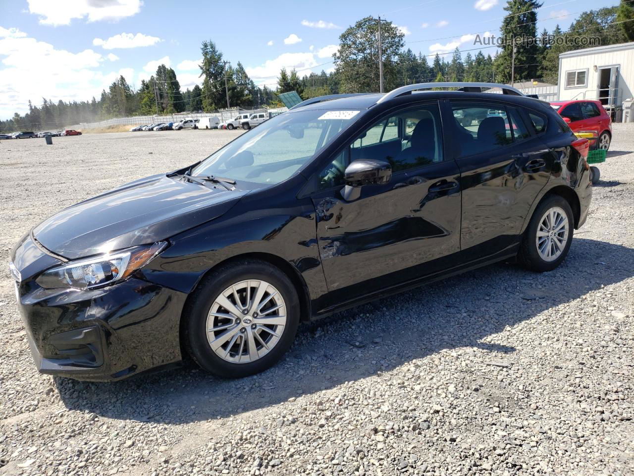 2018 Subaru Impreza Premium Black vin: 4S3GTAB62J3734023