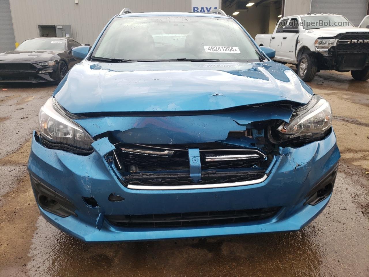 2018 Subaru Impreza Premium Синий vin: 4S3GTAB62J3743658