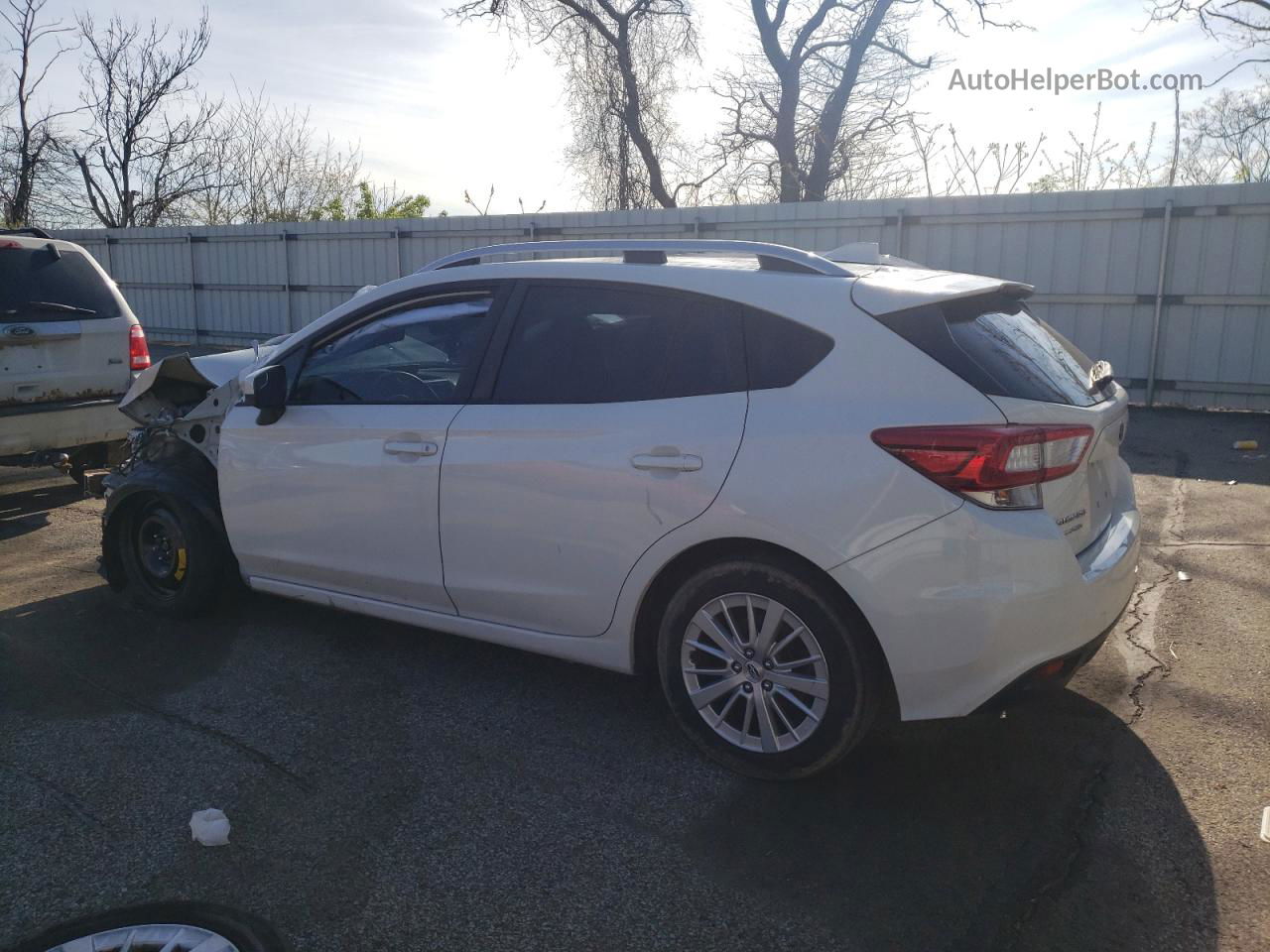 2018 Subaru Impreza Premium White vin: 4S3GTAB62J3747760