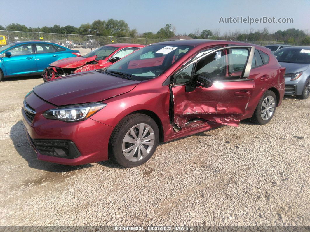 2021 Subaru Impreza   Red vin: 4S3GTAB62M3701253