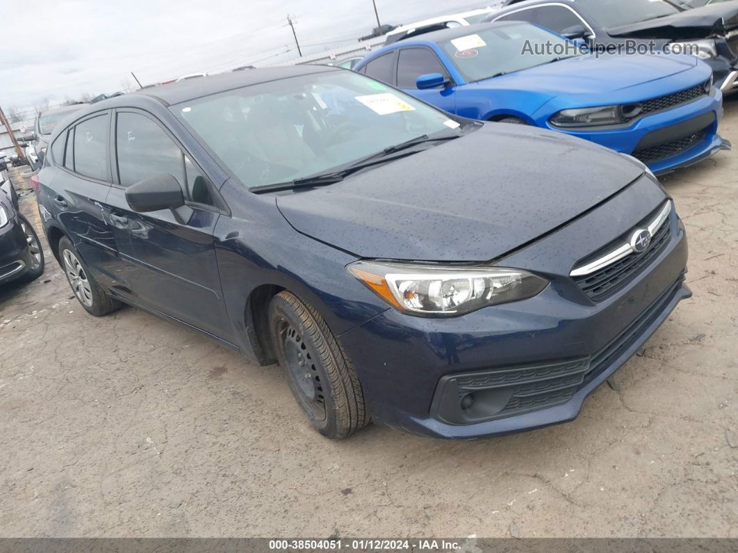 2021 Subaru Impreza 5-door Blue vin: 4S3GTAB62M3704962