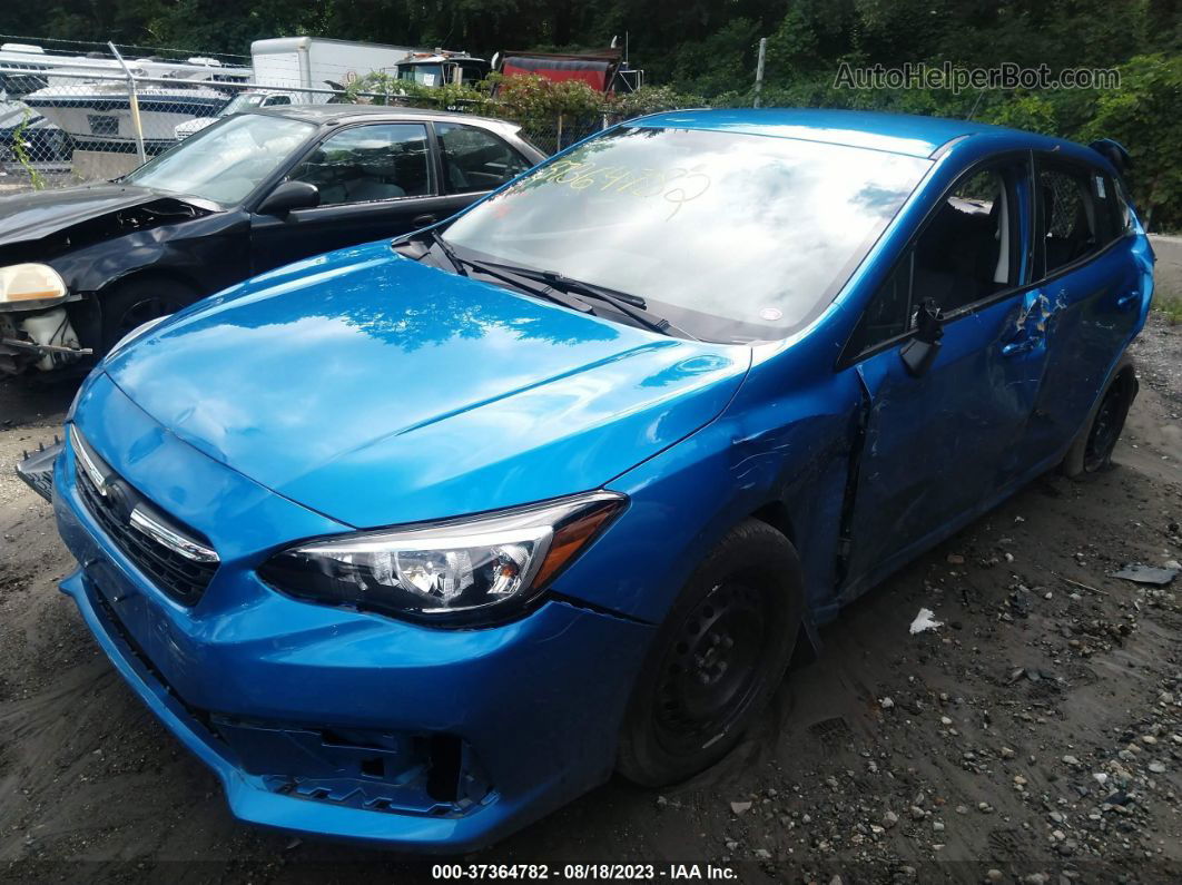 2021 Subaru Impreza   Blue vin: 4S3GTAB62M3716075