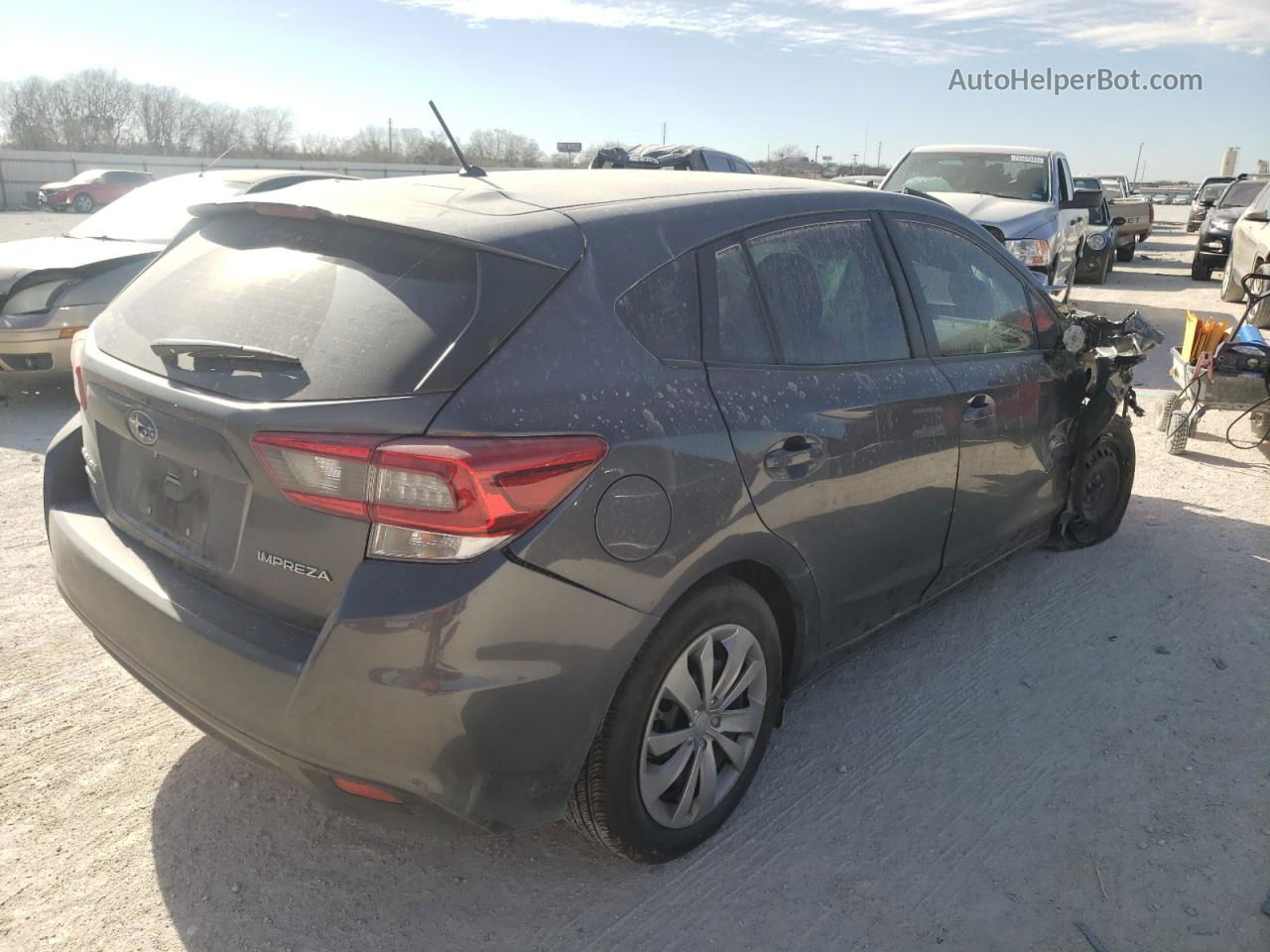 2021 Subaru Impreza  Серый vin: 4S3GTAB63M3700595