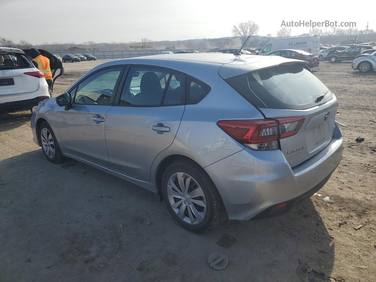 2021 Subaru Impreza  Silver vin: 4S3GTAB63M3704193