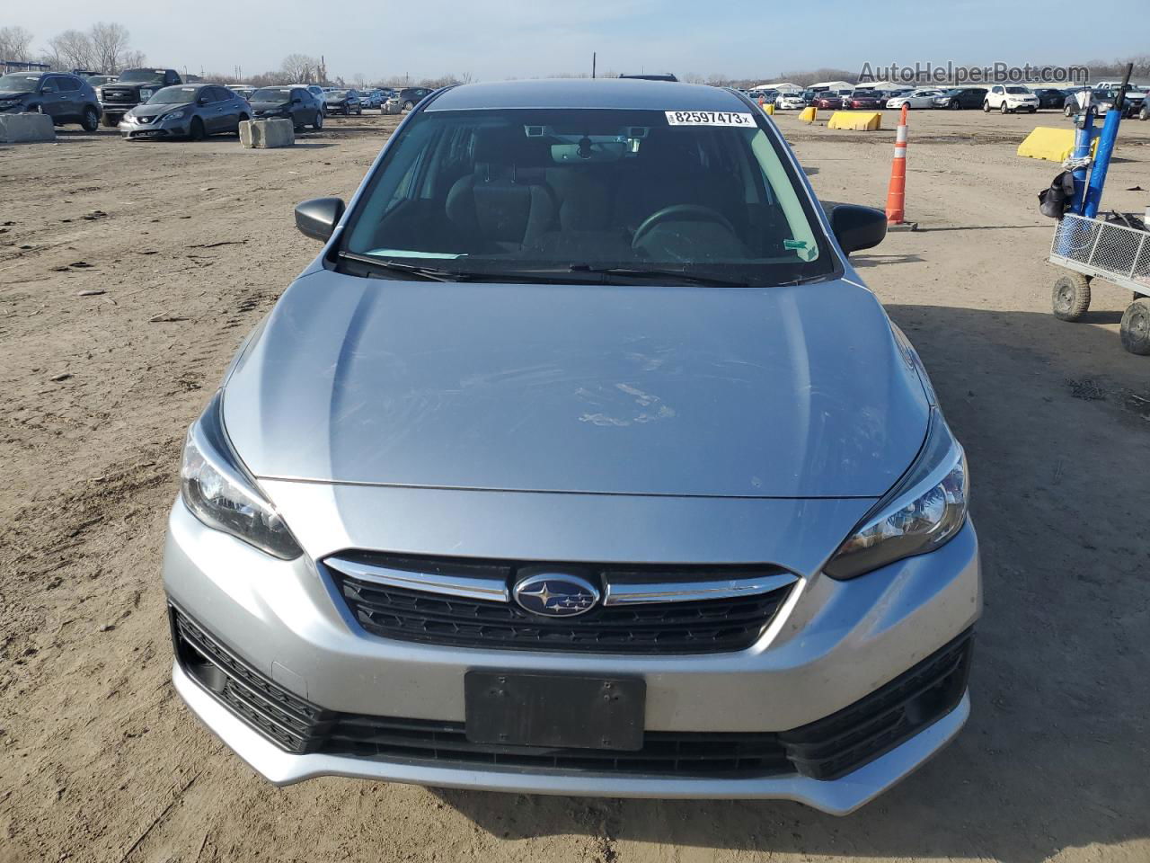 2021 Subaru Impreza  Silver vin: 4S3GTAB63M3704193