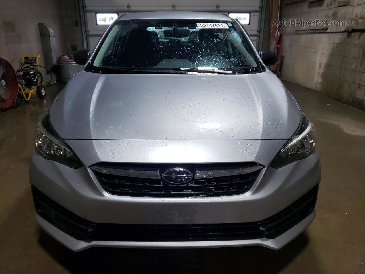 2021 Subaru Impreza  Silver vin: 4S3GTAB63M3713895