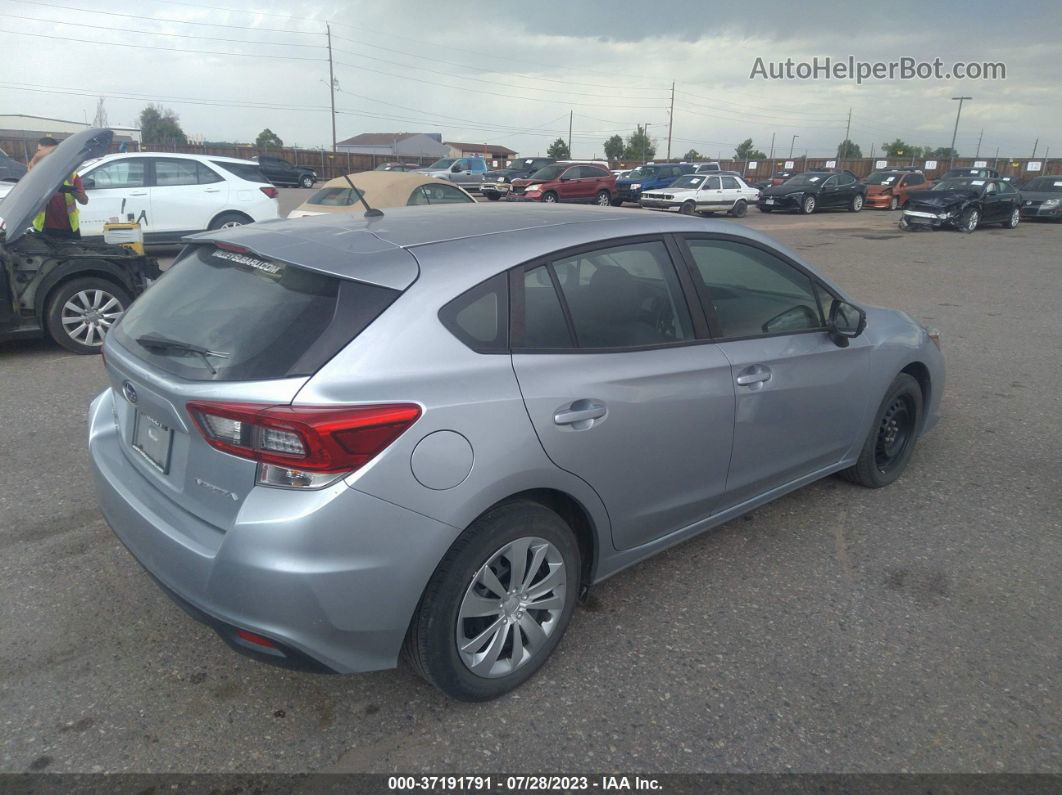 2021 Subaru Impreza   Silver vin: 4S3GTAB64M3702274