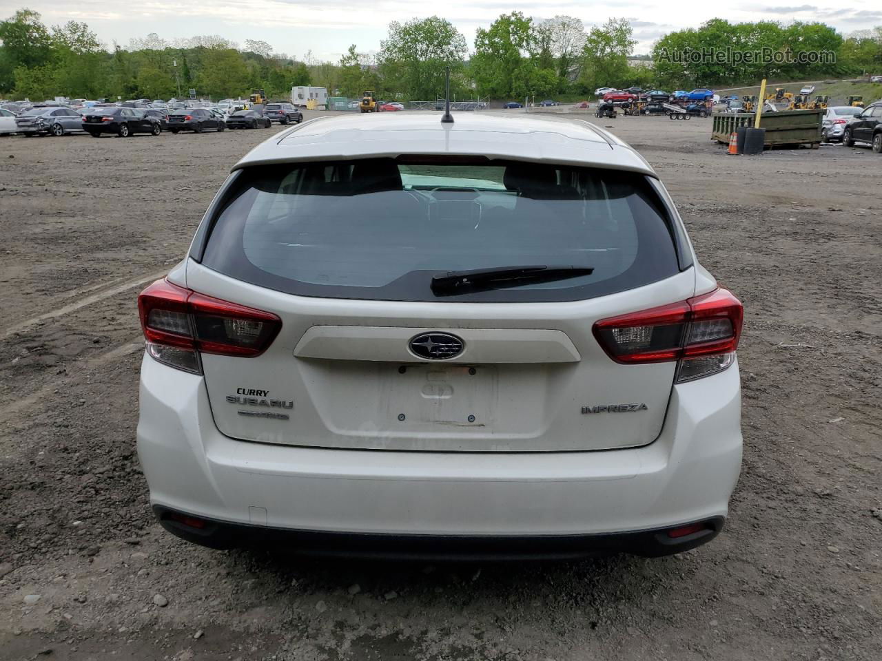 2021 Subaru Impreza  White vin: 4S3GTAB64M3714246