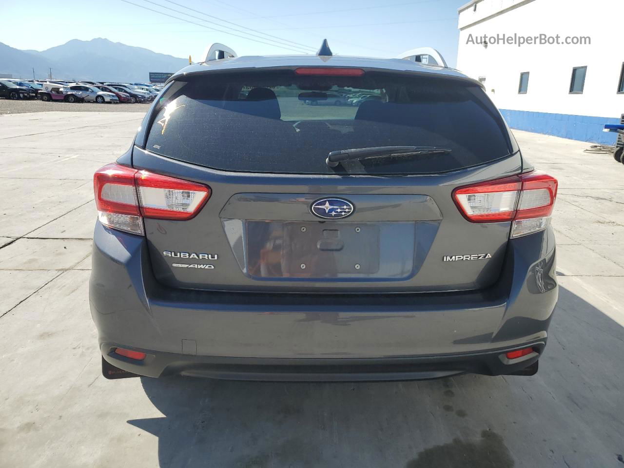 2018 Subaru Impreza Premium Gray vin: 4S3GTAB65J3739412