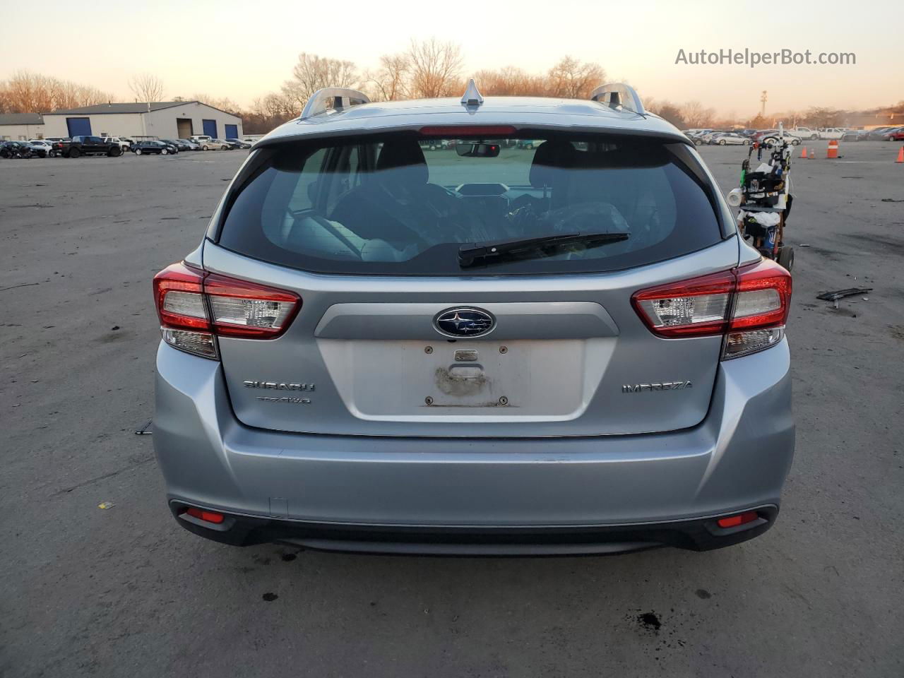 2018 Subaru Impreza Premium Silver vin: 4S3GTAB65J3752774