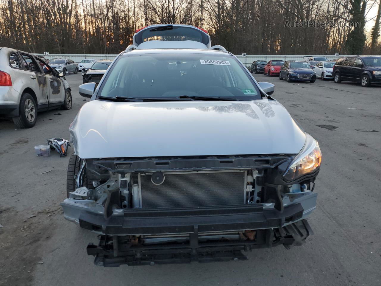 2018 Subaru Impreza Premium Silver vin: 4S3GTAB65J3752774