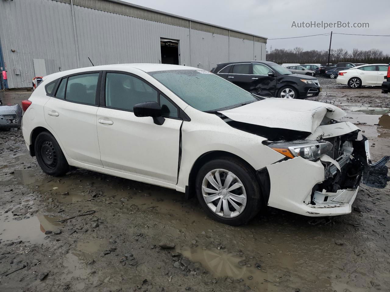 2021 Subaru Impreza  White vin: 4S3GTAB65M3704891