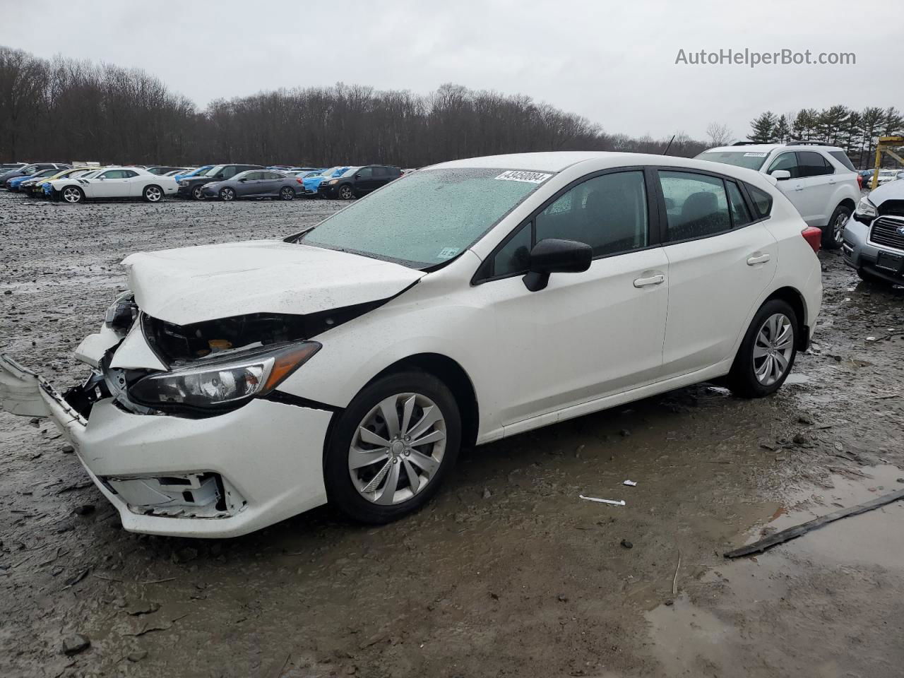 2021 Subaru Impreza  White vin: 4S3GTAB65M3704891