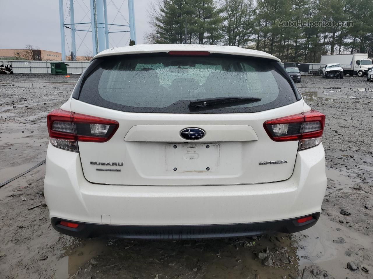 2021 Subaru Impreza  White vin: 4S3GTAB65M3704891