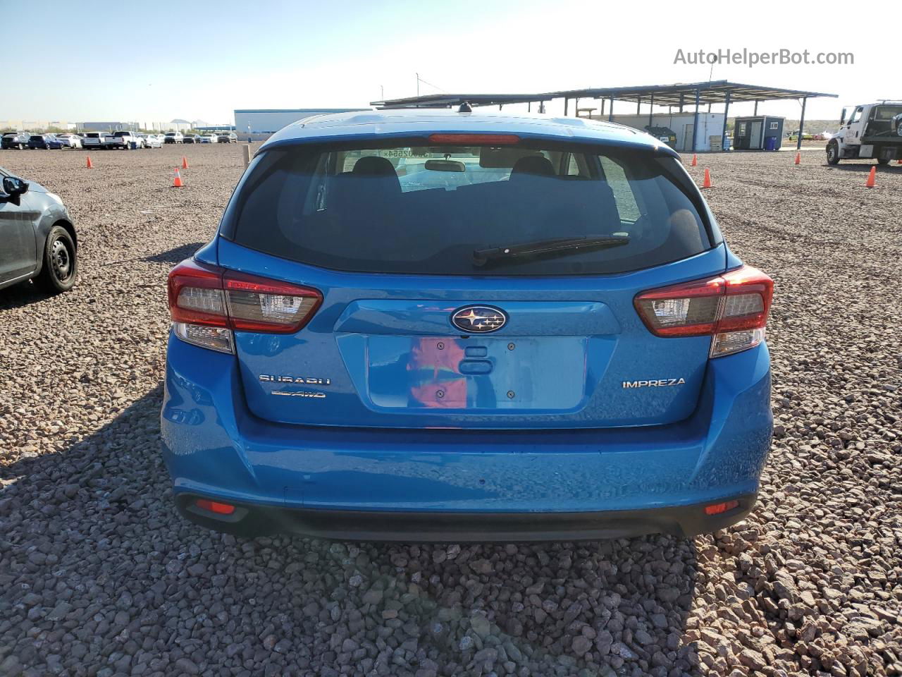 2021 Subaru Impreza  Blue vin: 4S3GTAB65M3706303