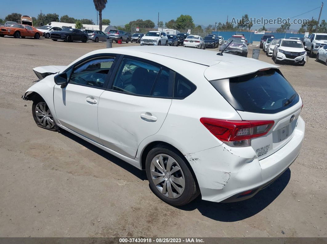 2021 Subaru Impreza 5-door White vin: 4S3GTAB65M3707077