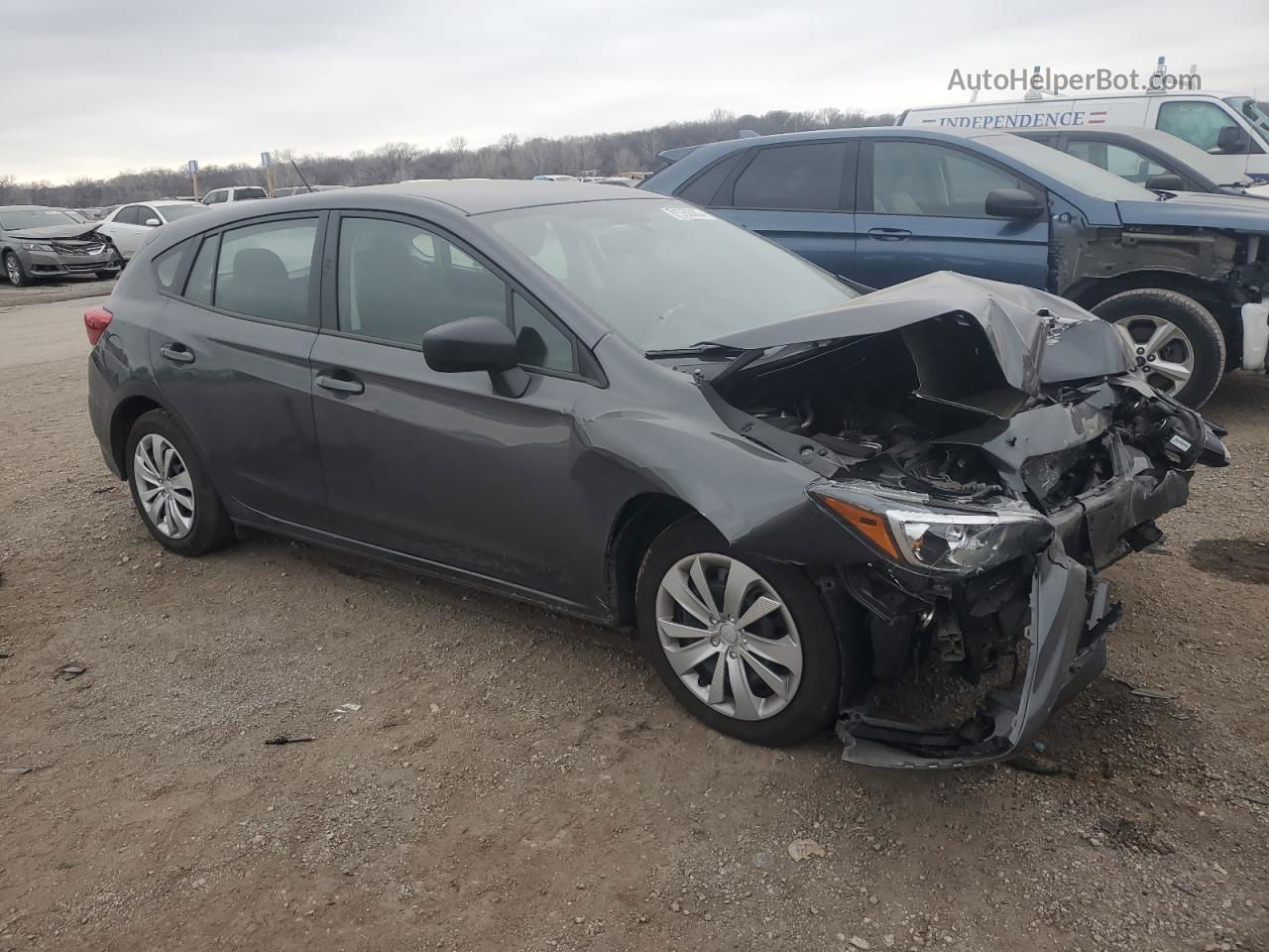 2021 Subaru Impreza  Gray vin: 4S3GTAB65M3709556