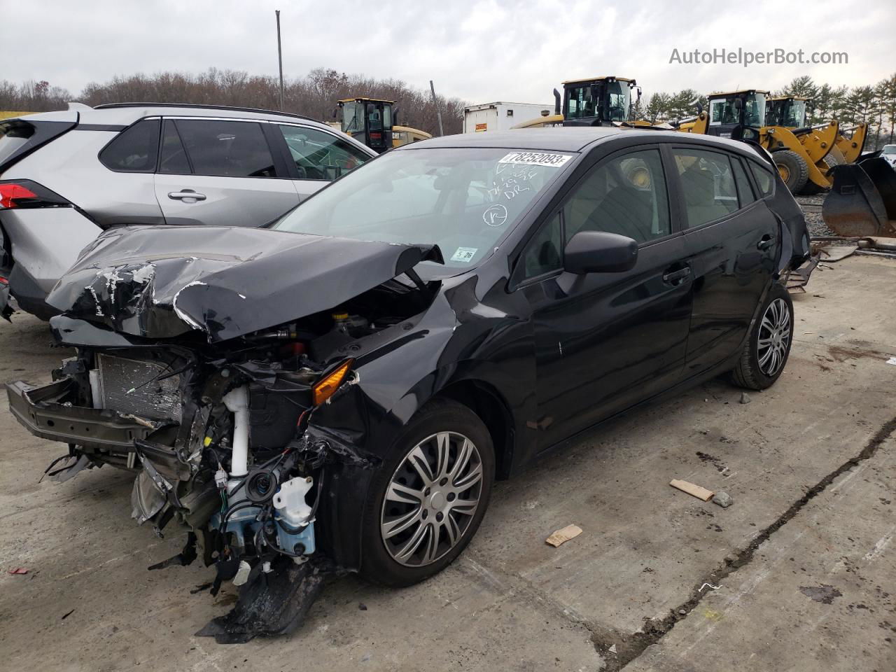 2021 Subaru Impreza  Black vin: 4S3GTAB65M3712926