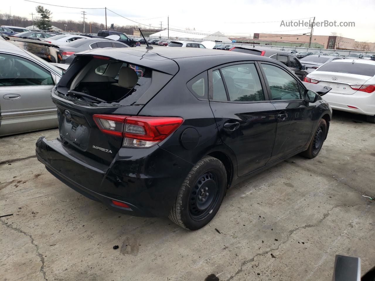 2021 Subaru Impreza  Black vin: 4S3GTAB65M3712926