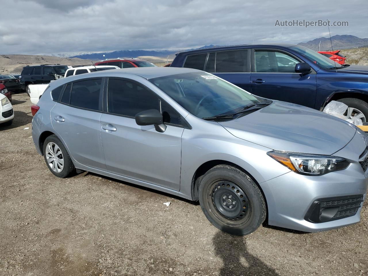 2021 Subaru Impreza  Silver vin: 4S3GTAB65M3717415