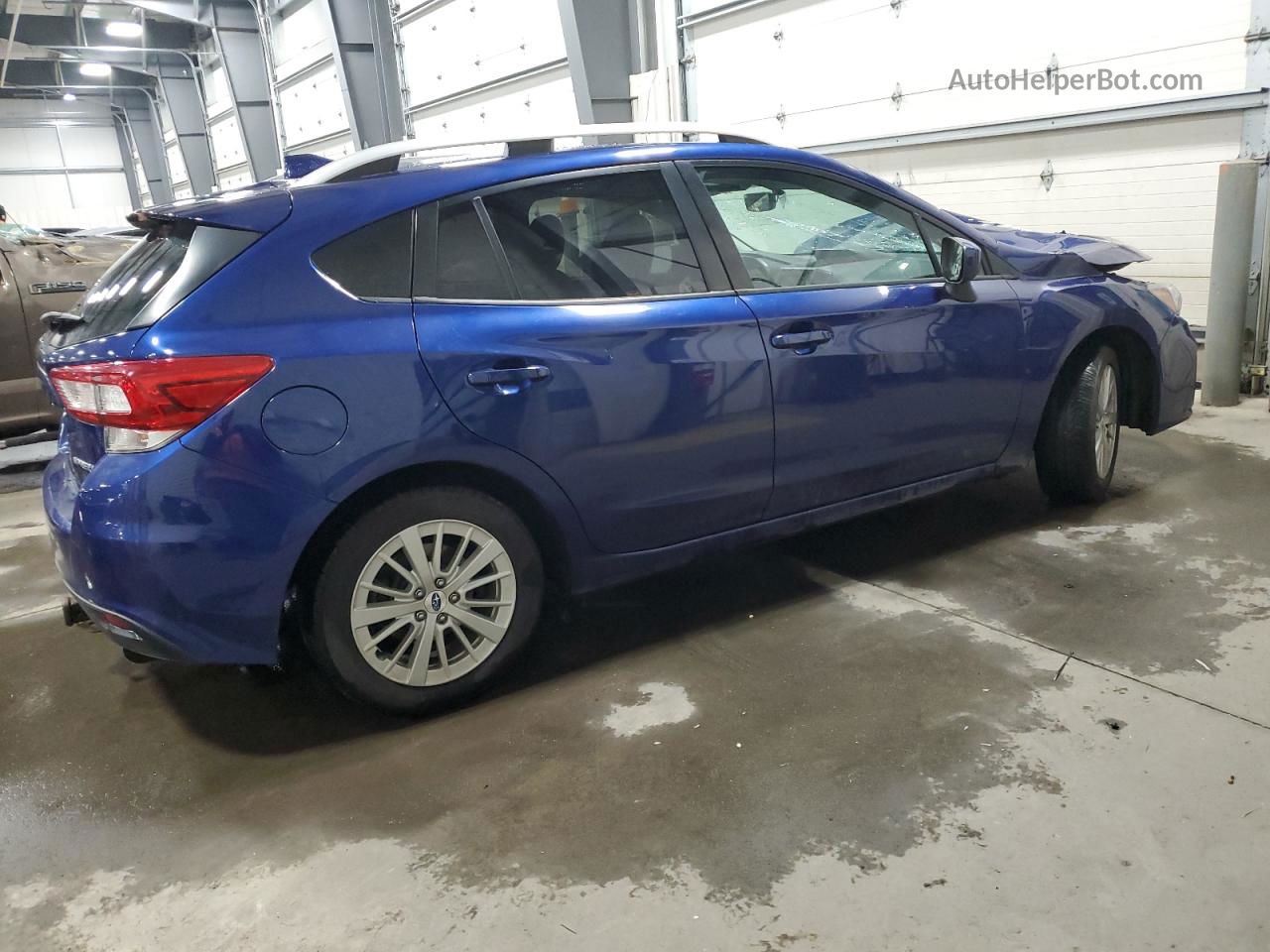 2018 Subaru Impreza Premium Blue vin: 4S3GTAB66J3700795