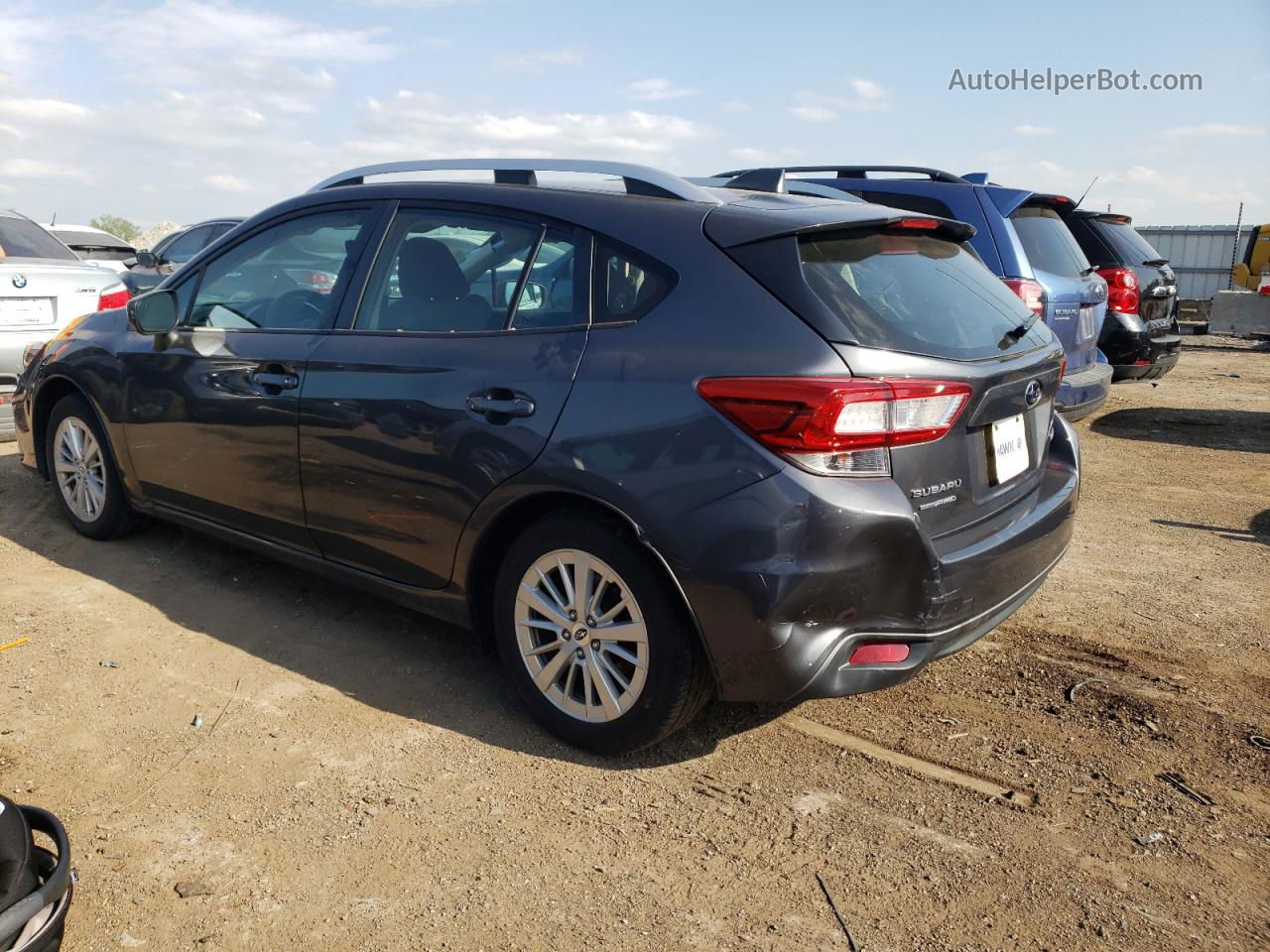 2018 Subaru Impreza Premium Silver vin: 4S3GTAB66J3723204