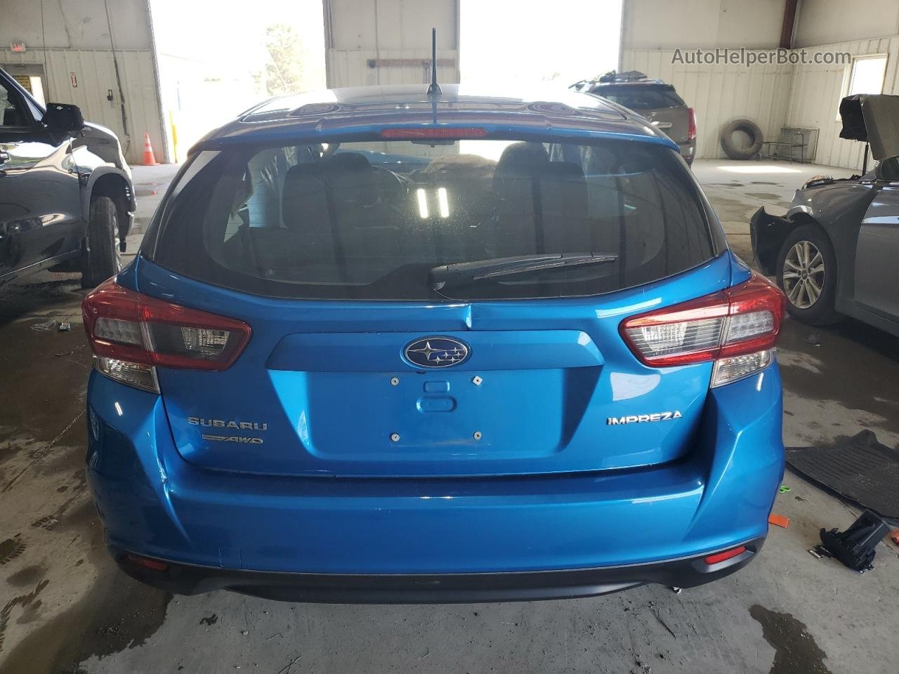 2021 Subaru Impreza  Blue vin: 4S3GTAB66M3702969
