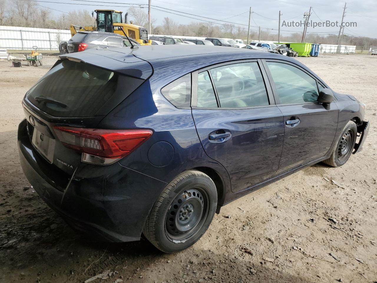 2021 Subaru Impreza  Blue vin: 4S3GTAB66M3705046