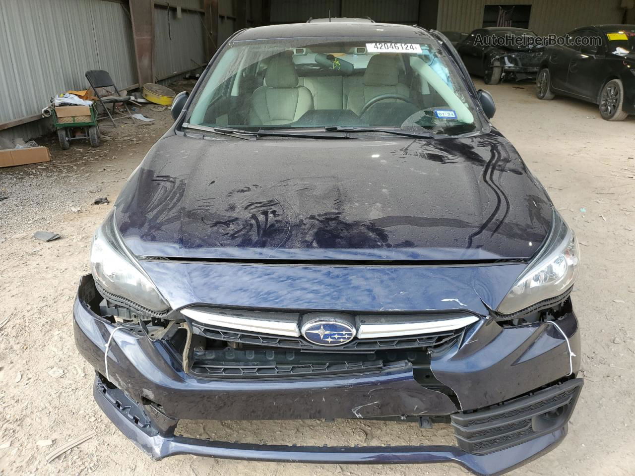 2021 Subaru Impreza  Blue vin: 4S3GTAB66M3705046