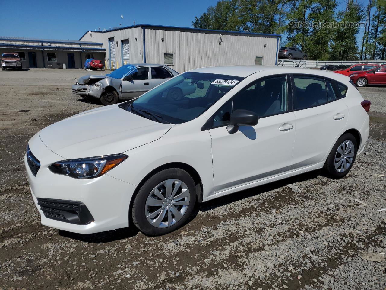 2021 Subaru Impreza  White vin: 4S3GTAB66M3714667