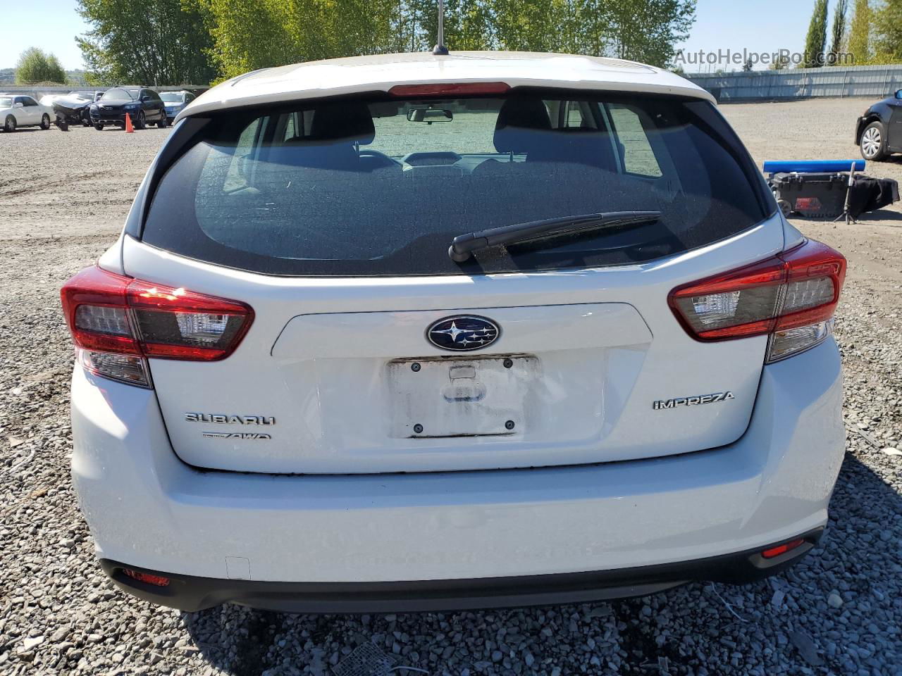 2021 Subaru Impreza  White vin: 4S3GTAB66M3714667