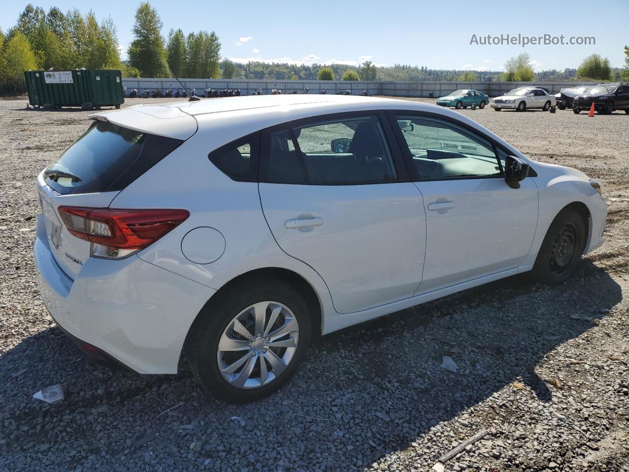 2021 Subaru Impreza  White vin: 4S3GTAB66M3714667