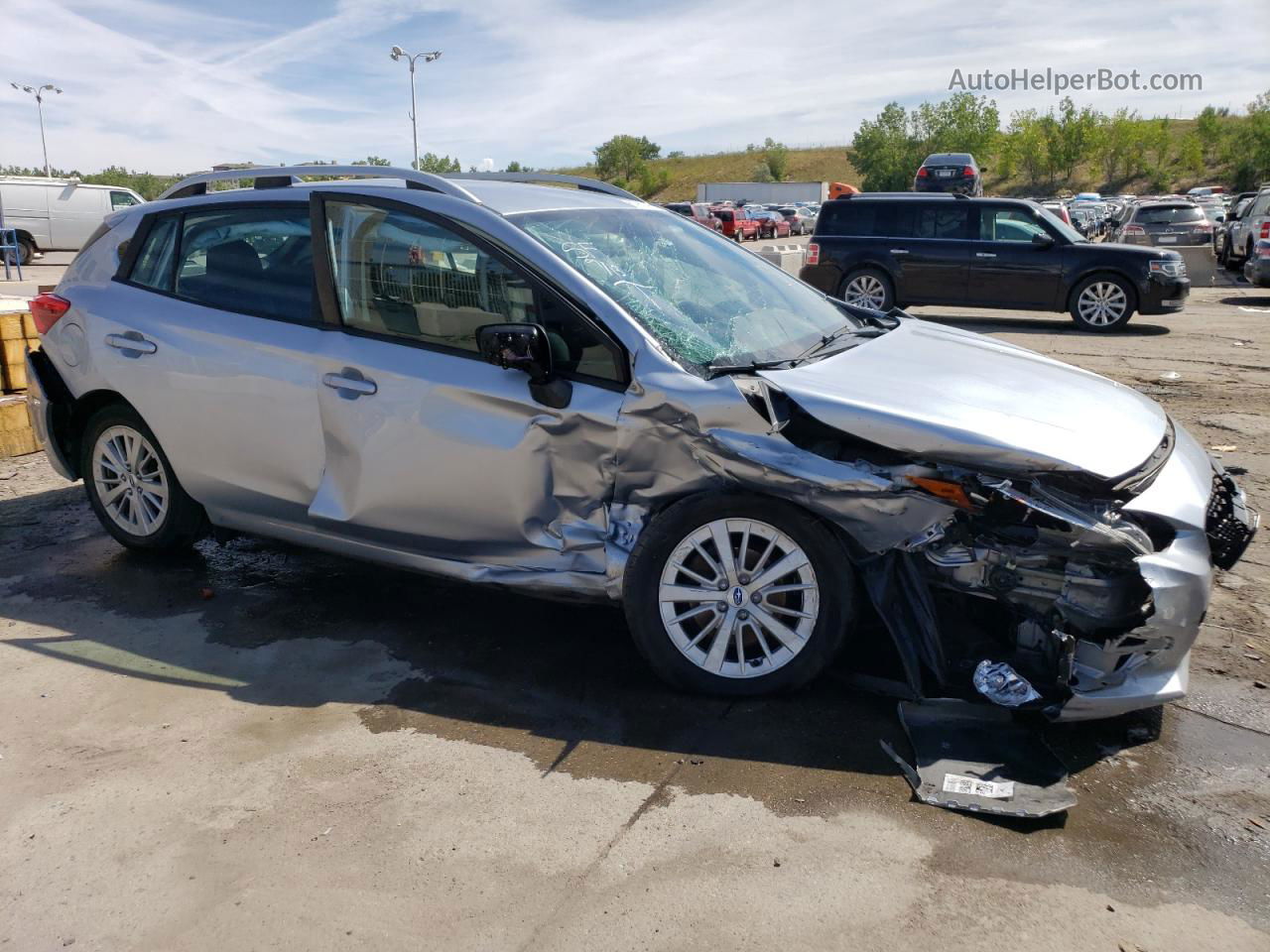 2018 Subaru Impreza Premium Blue vin: 4S3GTAB67J3722952