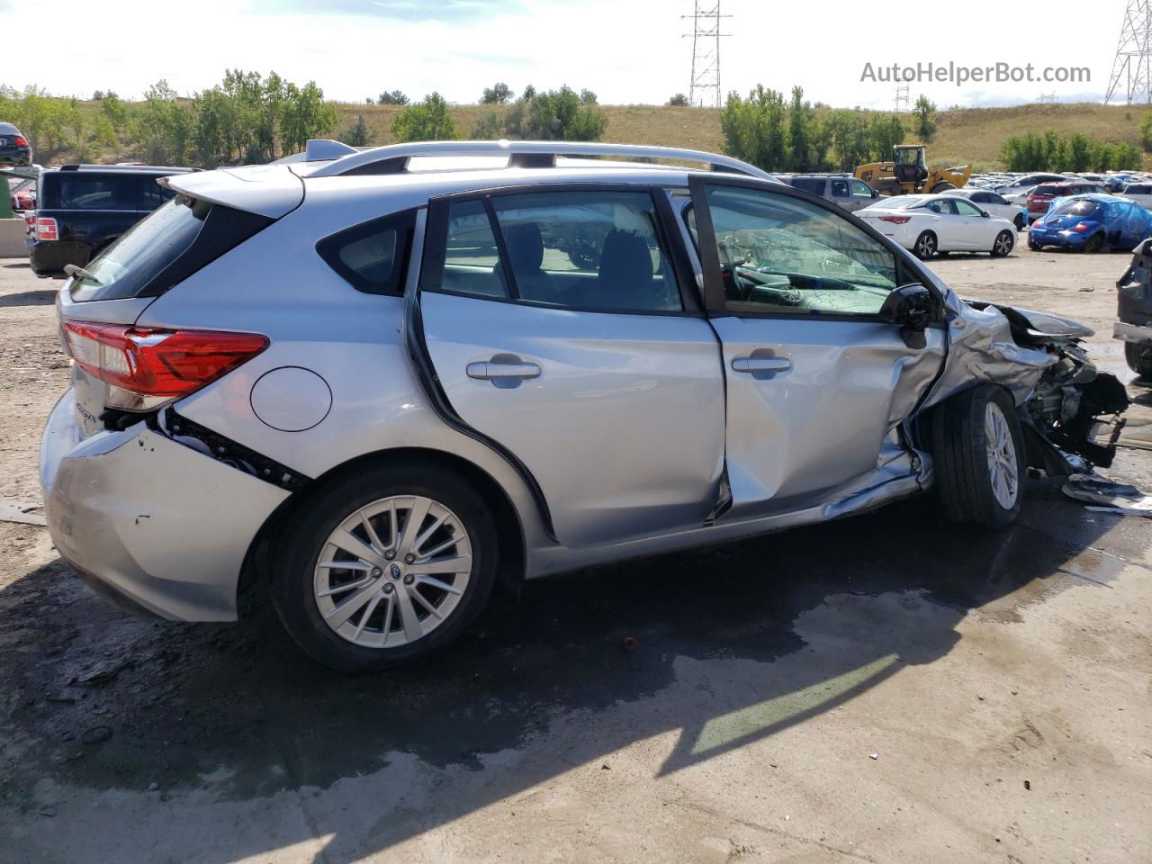 2018 Subaru Impreza Premium Blue vin: 4S3GTAB67J3722952