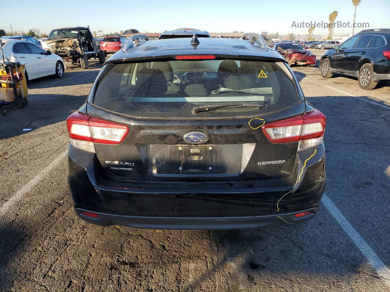 2018 Subaru Impreza Premium Black vin: 4S3GTAB68J3714455