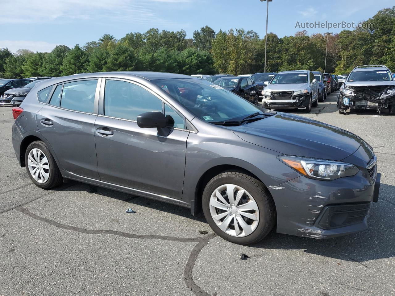 2021 Subaru Impreza  Gray vin: 4S3GTAB68M3700804