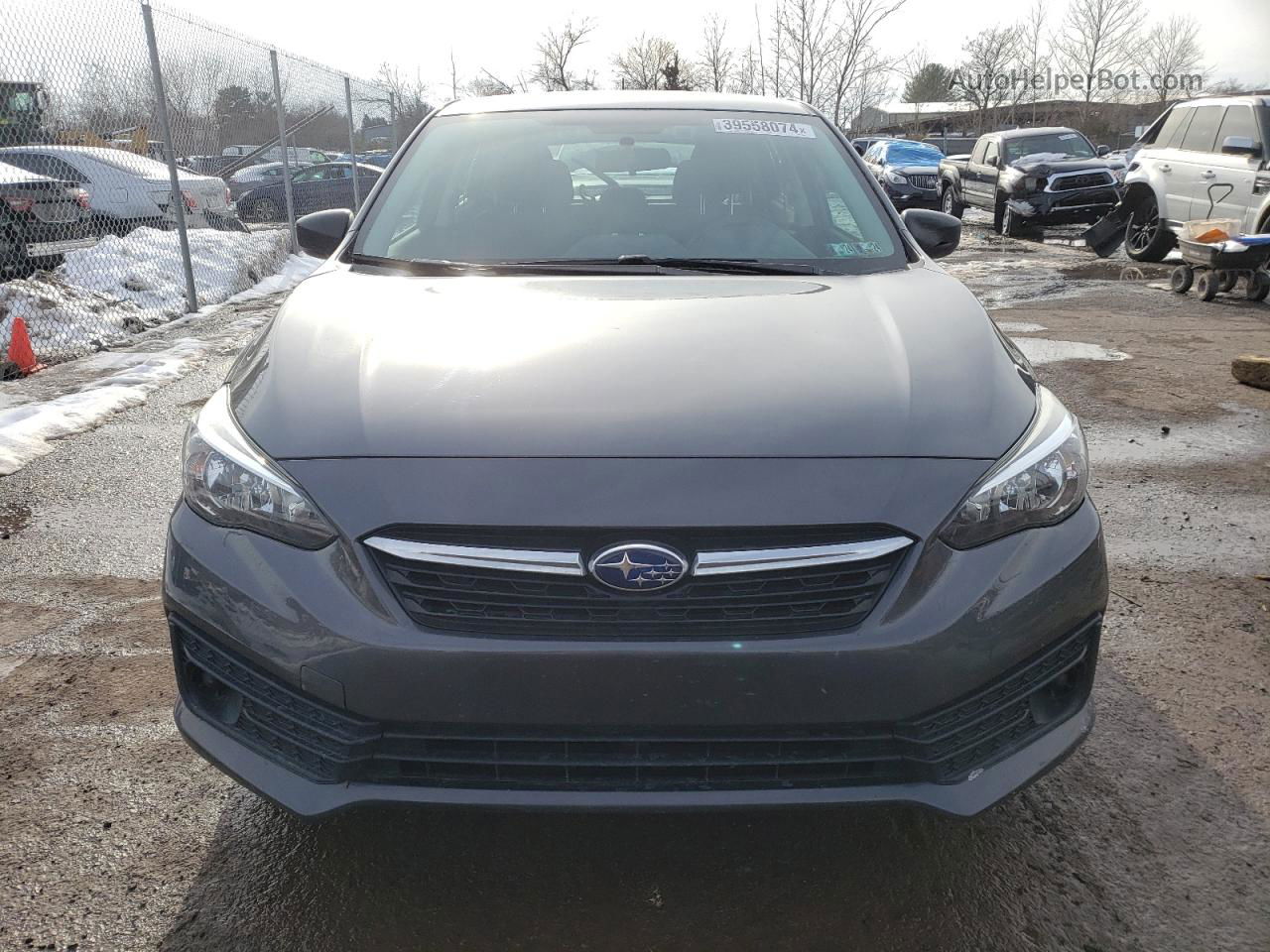 2021 Subaru Impreza  Charcoal vin: 4S3GTAB68M3703430