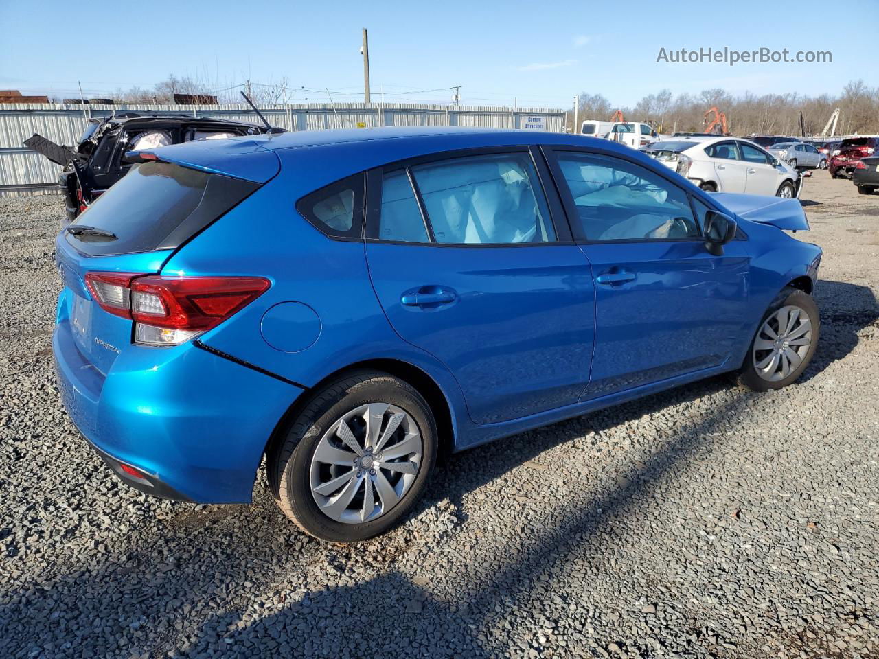 2021 Subaru Impreza  Blue vin: 4S3GTAB68M3714945