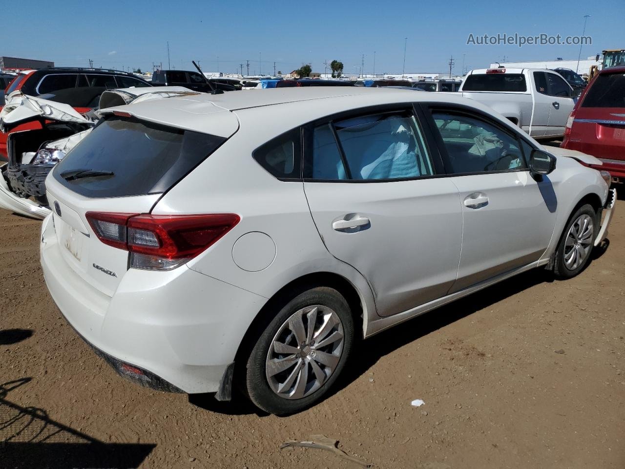 2021 Subaru Impreza  White vin: 4S3GTAB68M3717344