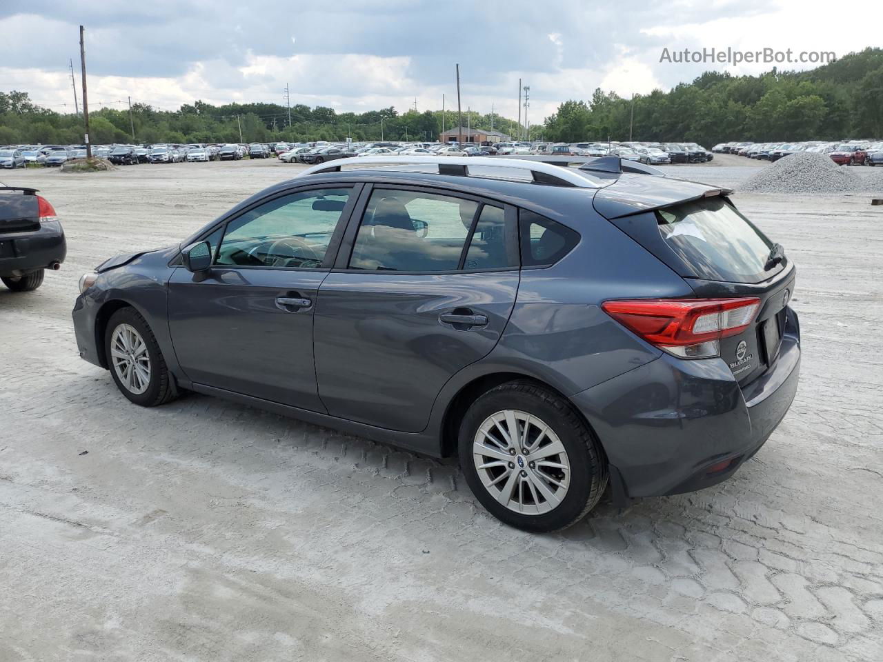 2018 Subaru Impreza Premium Gray vin: 4S3GTAB69J3714805