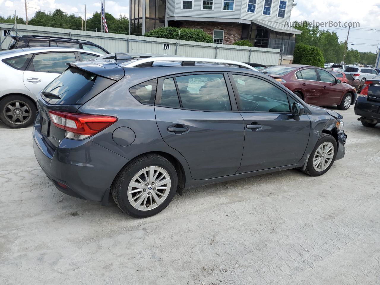 2018 Subaru Impreza Premium Gray vin: 4S3GTAB69J3714805