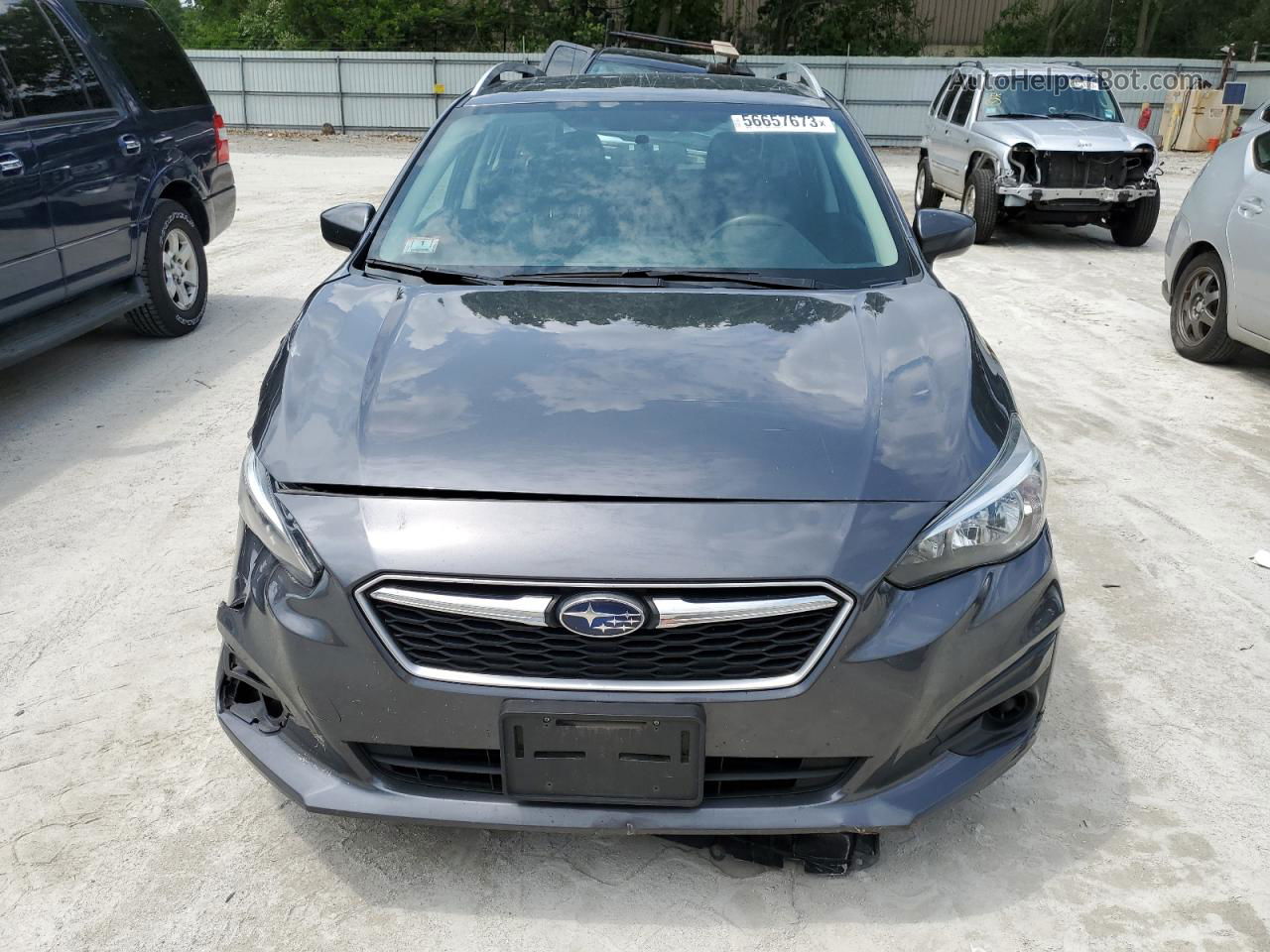 2018 Subaru Impreza Premium Gray vin: 4S3GTAB69J3714805