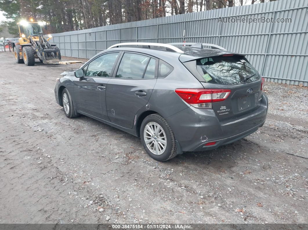 2018 Subaru Impreza 2.0i Premium Gray vin: 4S3GTAB69J3729157