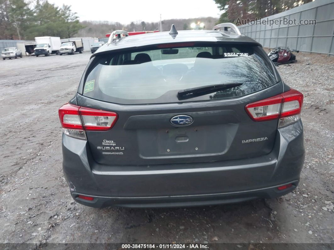 2018 Subaru Impreza 2.0i Premium Gray vin: 4S3GTAB69J3729157