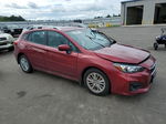 2018 Subaru Impreza Premium Burgundy vin: 4S3GTAB6XJ3725747