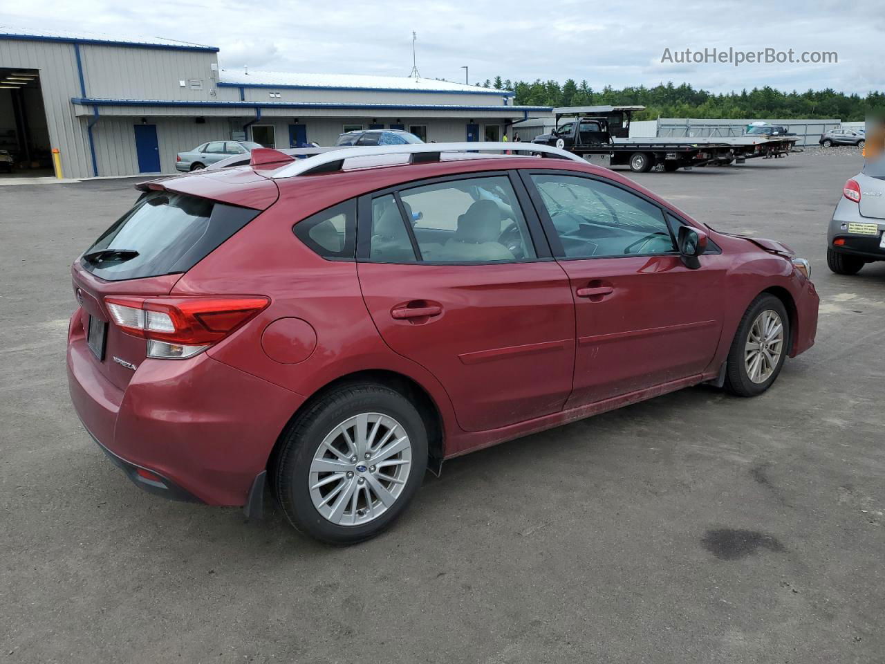 2018 Subaru Impreza Premium Бордовый vin: 4S3GTAB6XJ3725747