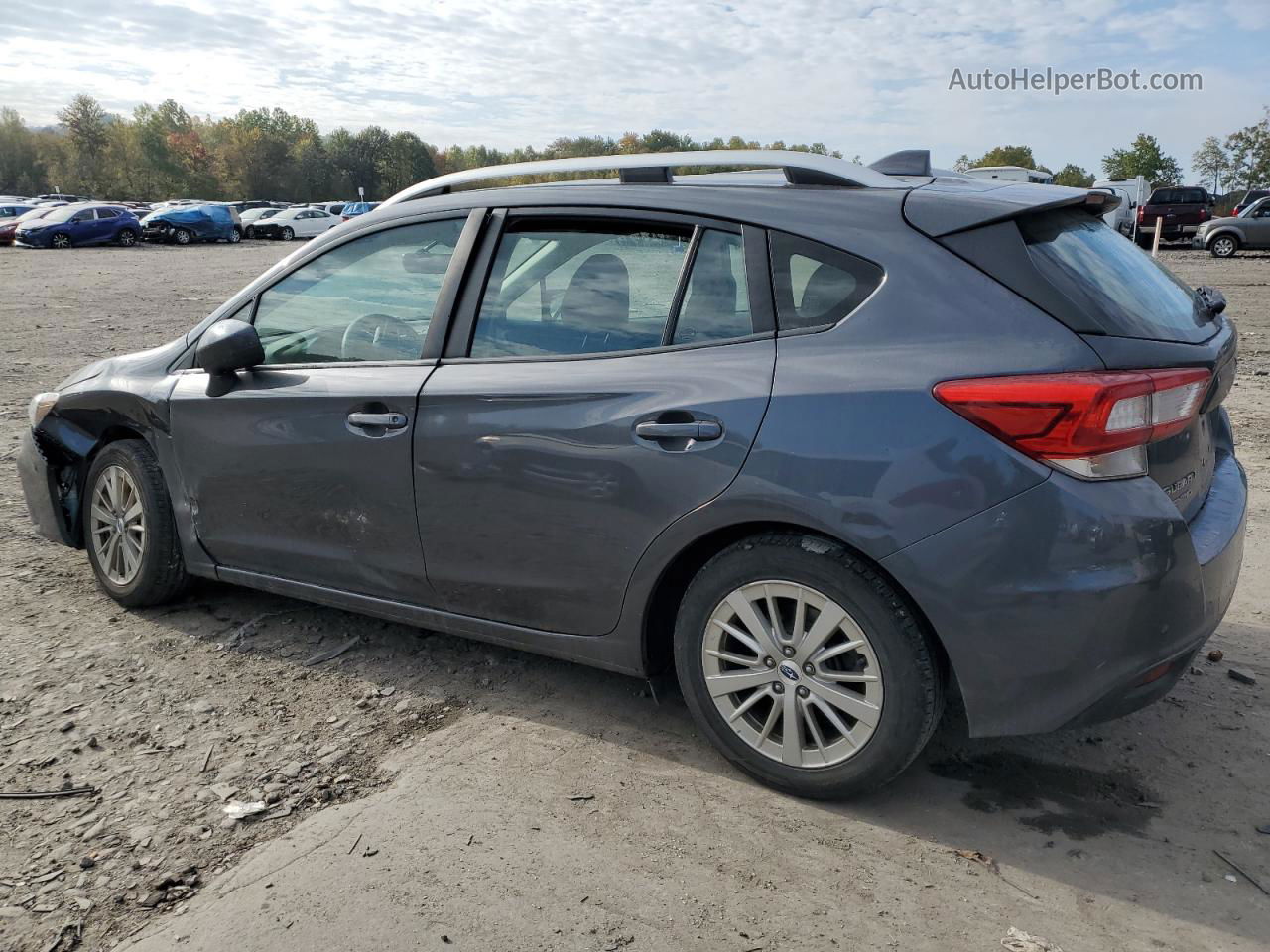 2018 Subaru Impreza Premium Серый vin: 4S3GTAB6XJ3743858